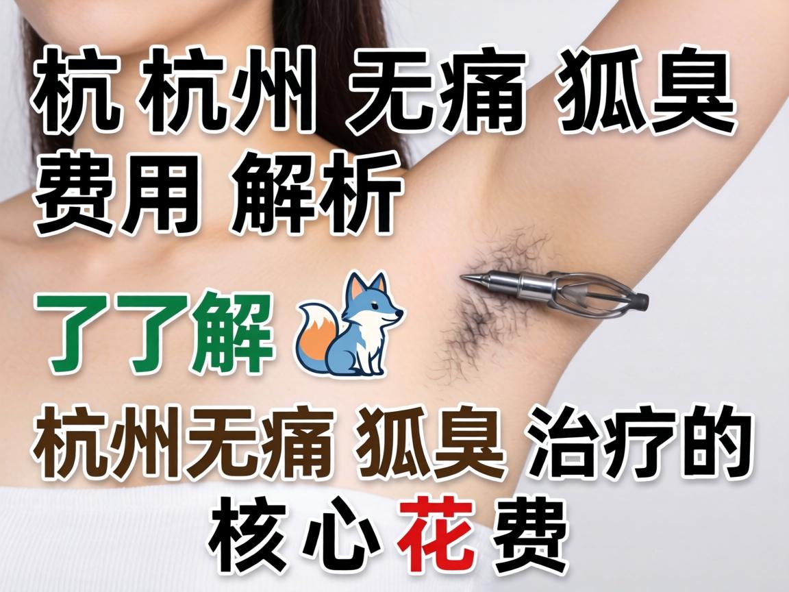 杭州无痛狐臭费用解析，了解杭州无痛狐臭治疗的核心花费