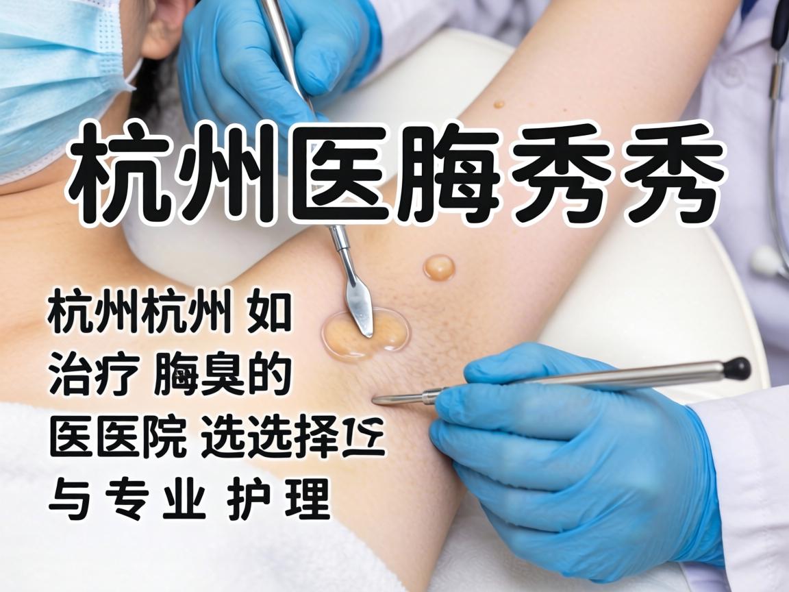 杭州腋秀解析，杭州治疗腋臭的医院如何选择与专业护理