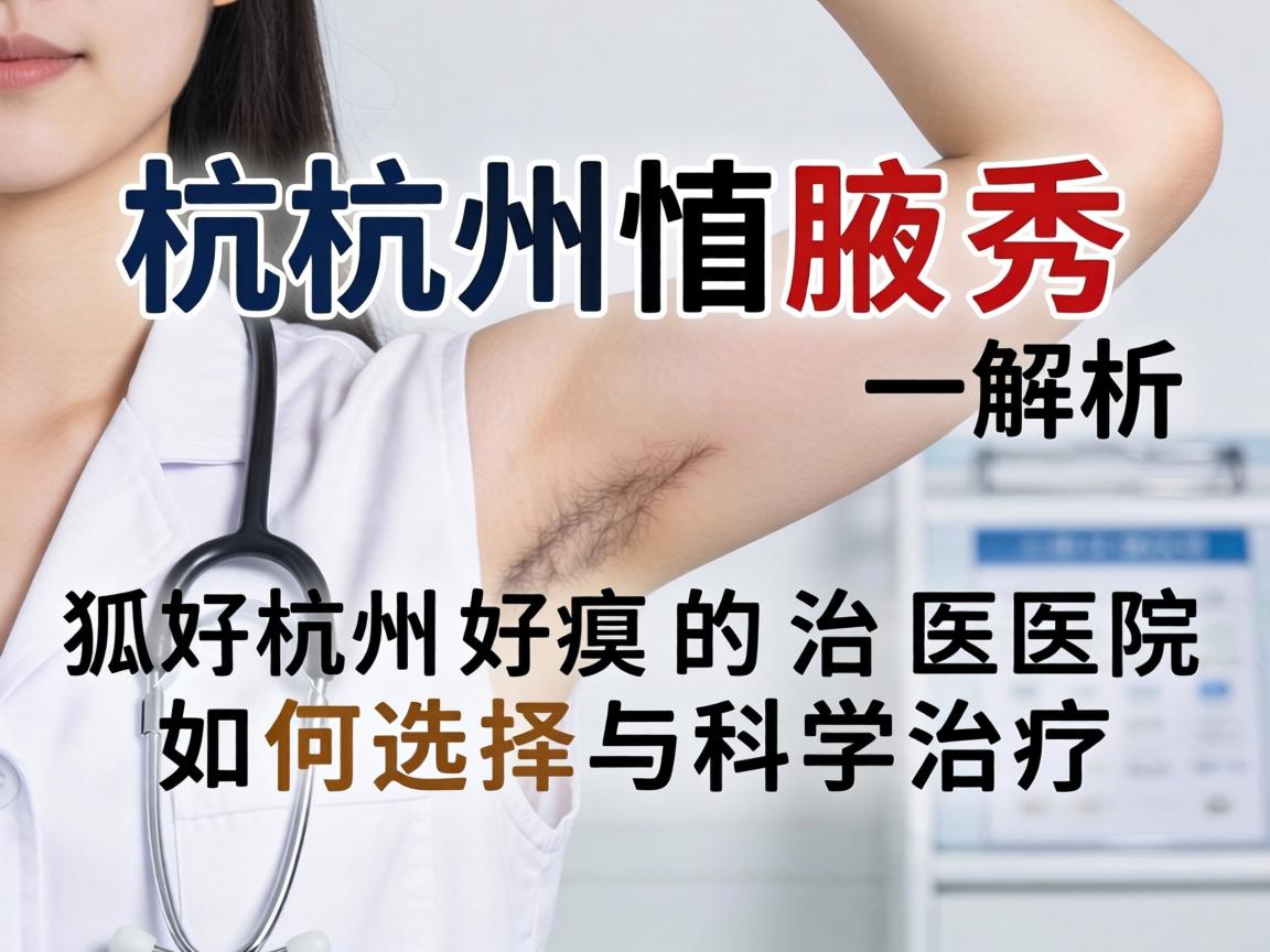 杭州腋秀解析，杭州狐臭好的治医院如何选择与科学治疗