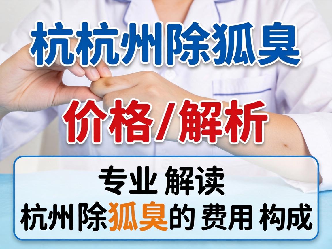 杭州除狐臭价格解析，专业解读杭州除狐臭的费用构成