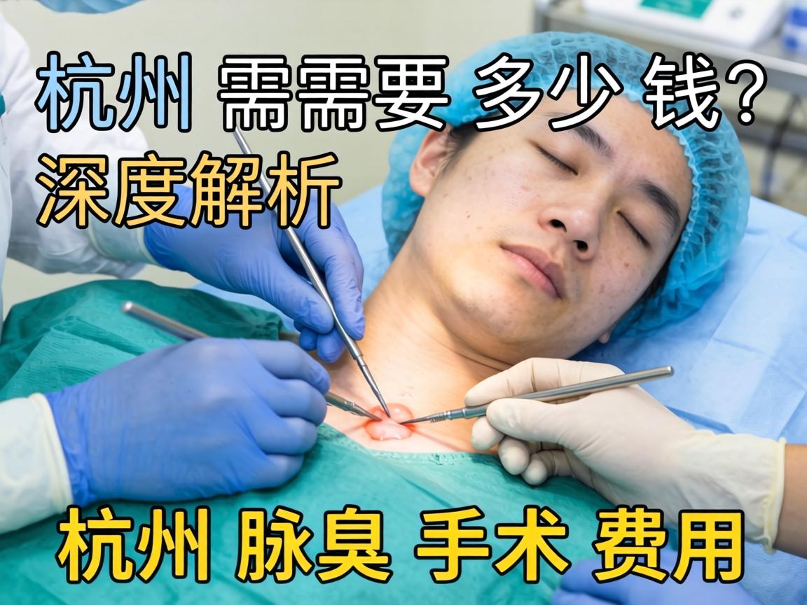 杭州腋臭手术需要多少钱？深度解析杭州腋臭手术费用
