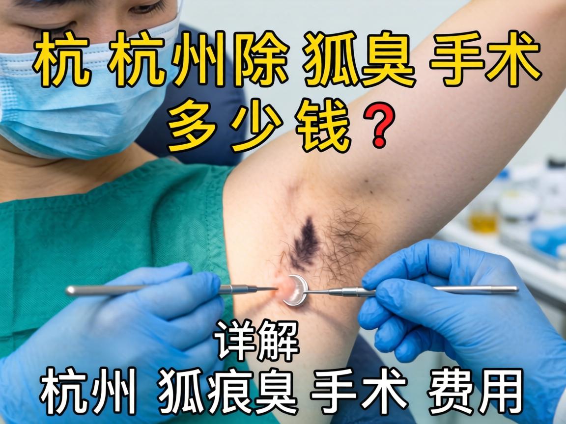 杭州除狐臭手术多少钱?详解杭州狐臭手术费用 杭州除狐臭手术多少钱?详解杭州狐臭手术费用