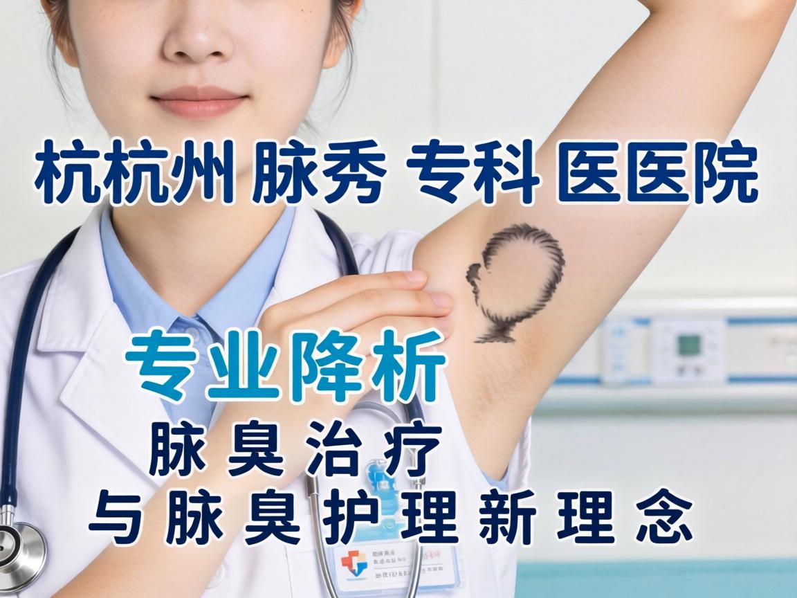 杭州腋秀专科医院，专业解析腋臭治疗与腋臭护理新理念