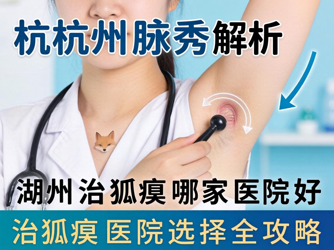 杭州腋秀解析，湖州治狐臭哪家医院好，治狐臭医院选择全攻略