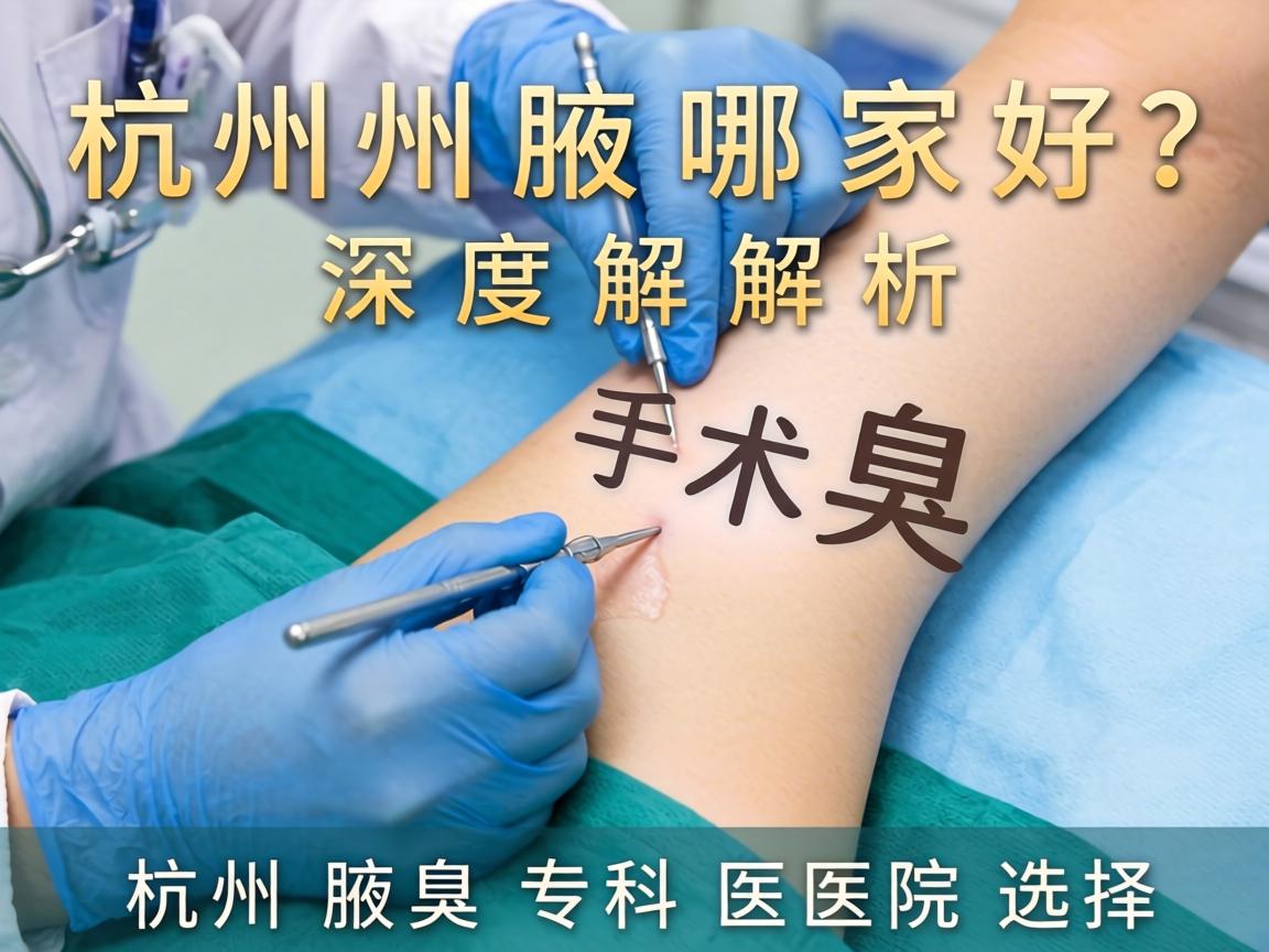 杭州腋臭手术哪家好？深度解析杭州腋臭专科医院选择