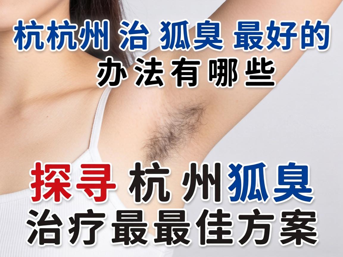 杭州治狐臭最好的办法有哪些？探寻杭州狐臭治疗最佳方案