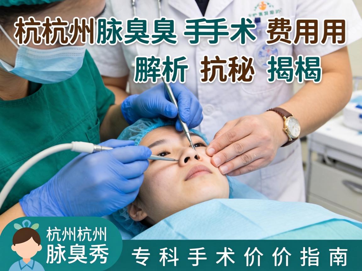 杭州腋臭手术费用解析，揭秘杭州腋秀专科手术价格指南