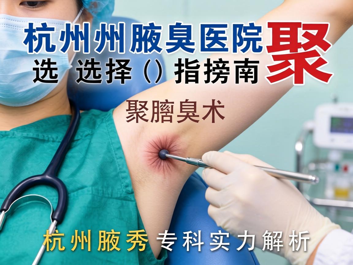 杭州腋臭手术医院选择指南,聚焦杭州腋秀专科实力解析 杭州腋臭手术医院选择指南,聚焦杭州腋秀专科实力解析
