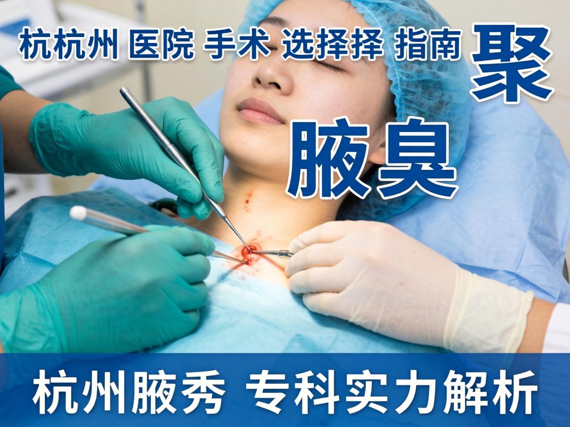 杭州腋臭手术医院选择指南,聚焦杭州腋秀专科实力解析 杭州腋臭手术医院选择指南,聚焦杭州腋秀专科实力解析