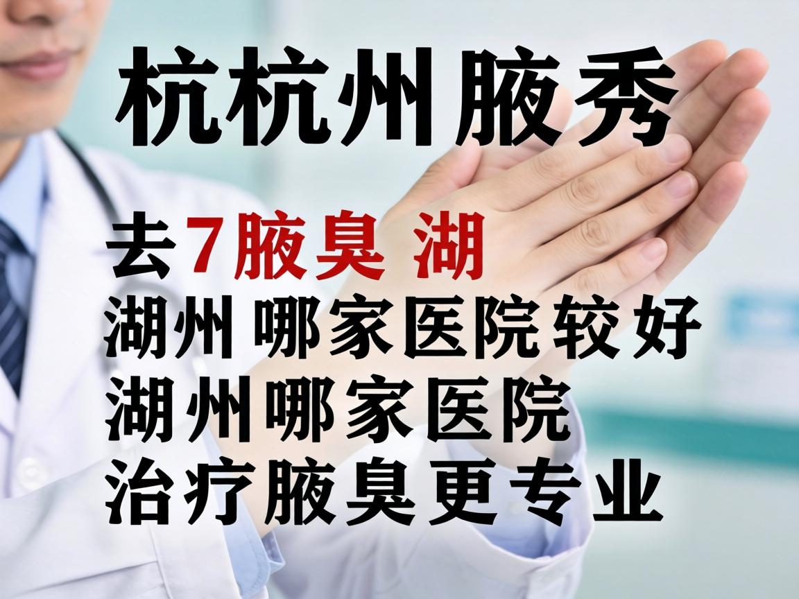 杭州腋秀解析，去腋臭湖州哪家医院较好，湖州哪家医院治疗腋臭更专业