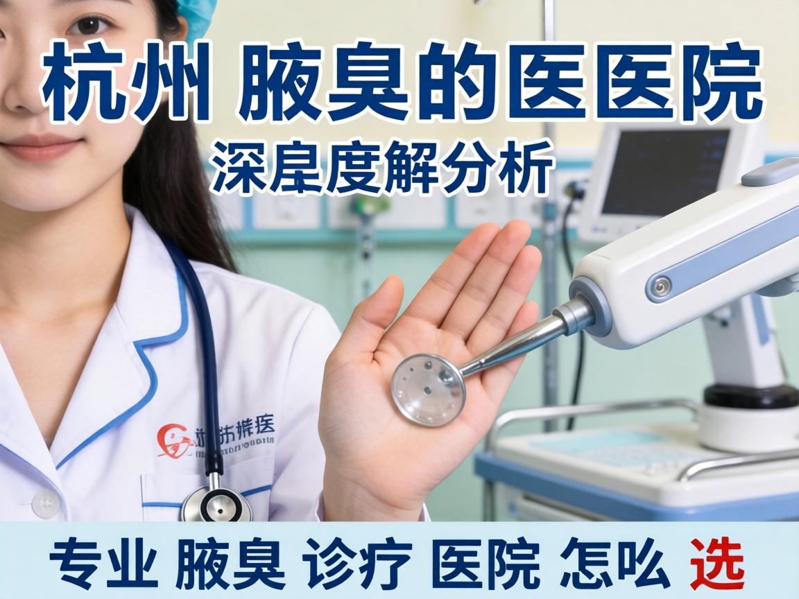 杭州腋臭医院深度解析，杭州专业腋臭诊疗医院怎么选