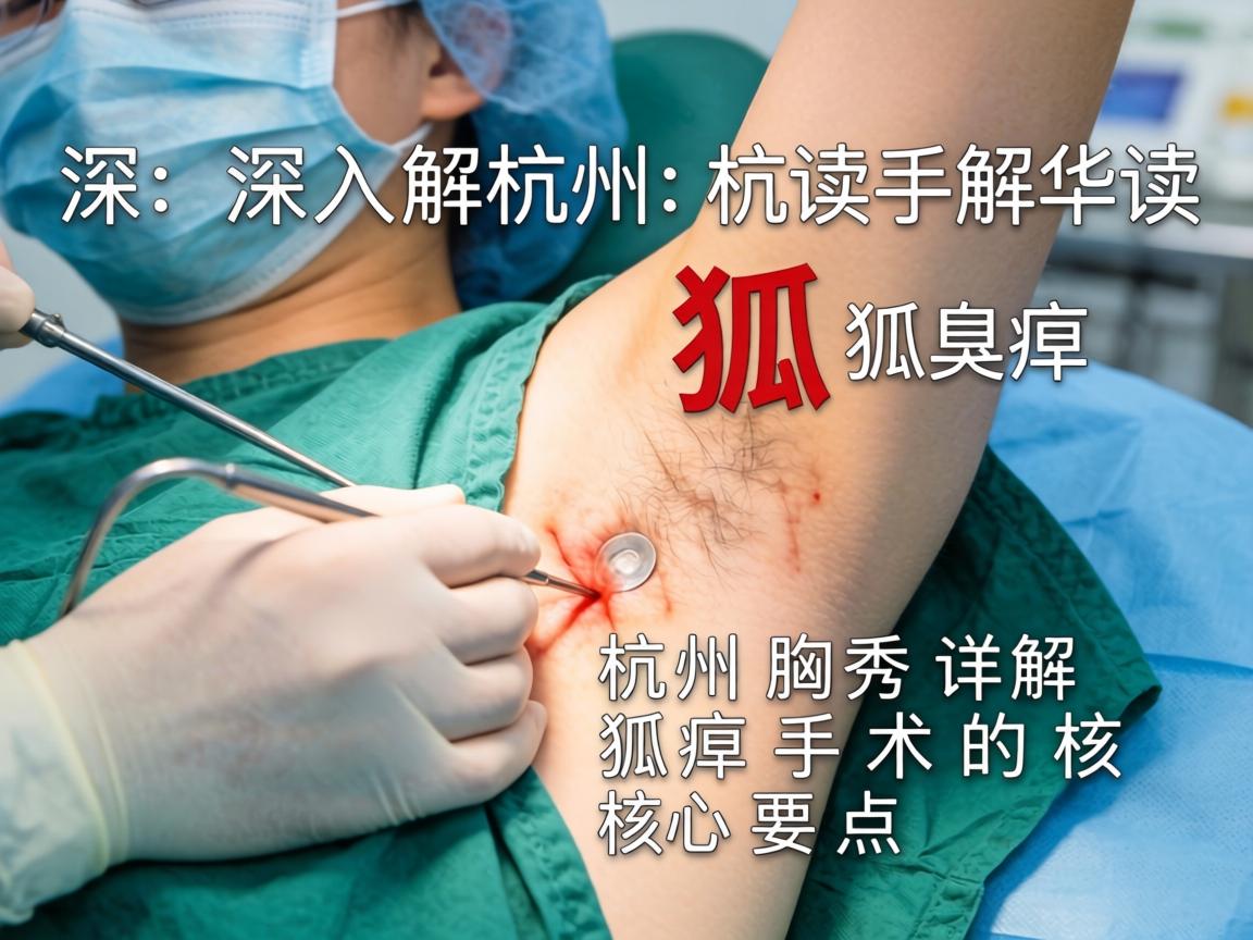 深入解读杭州手术狐臭，杭州腋秀详解狐臭手术的核心要点