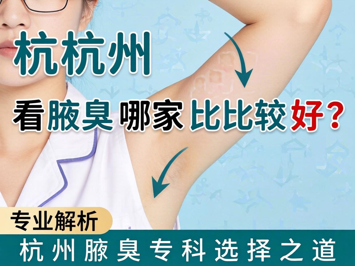 杭州看腋臭哪家比较好?专业解析杭州腋臭专科选择之道 杭州看腋臭哪家比较好?专业解析杭州腋臭专科选择之道