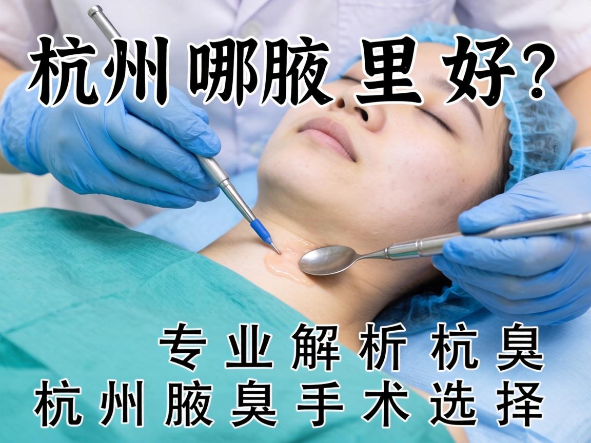 杭州腋臭手术哪里好？专业解析杭州腋臭手术选择
