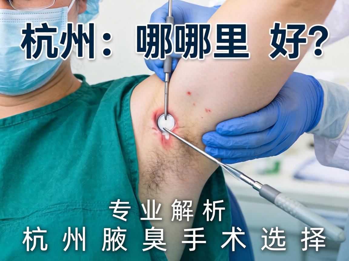 杭州腋臭手术哪里好？专业解析杭州腋臭手术选择