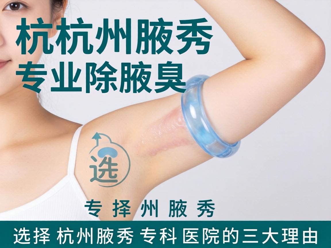 杭州腋秀解析，专业除腋臭，选择杭州腋秀专科医院的三大理由