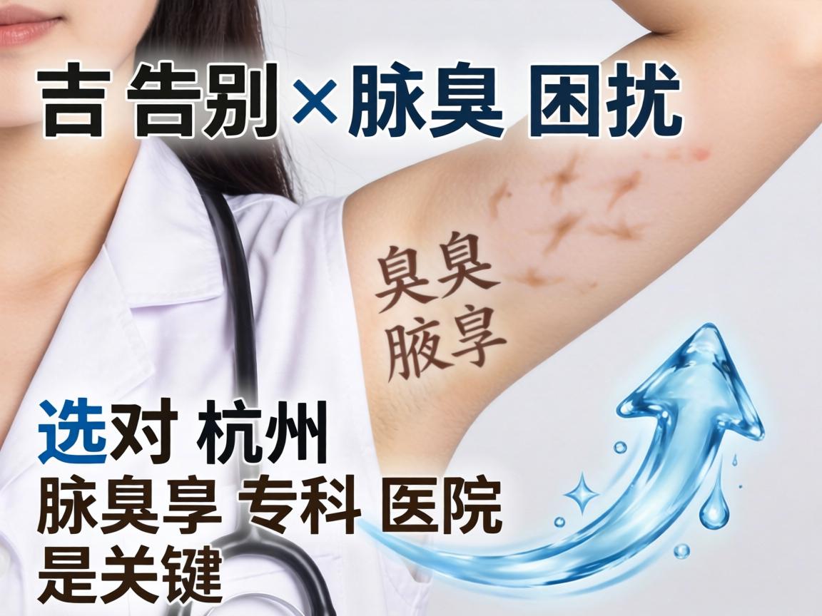 告别腋臭困扰，选对杭州腋臭专科医院是关键