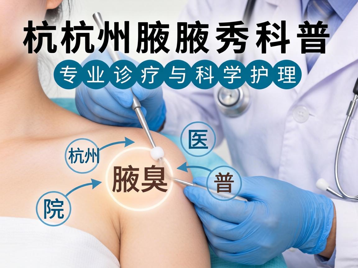 杭州腋秀科普，解析杭州腋臭医院的专业诊疗与科学护理