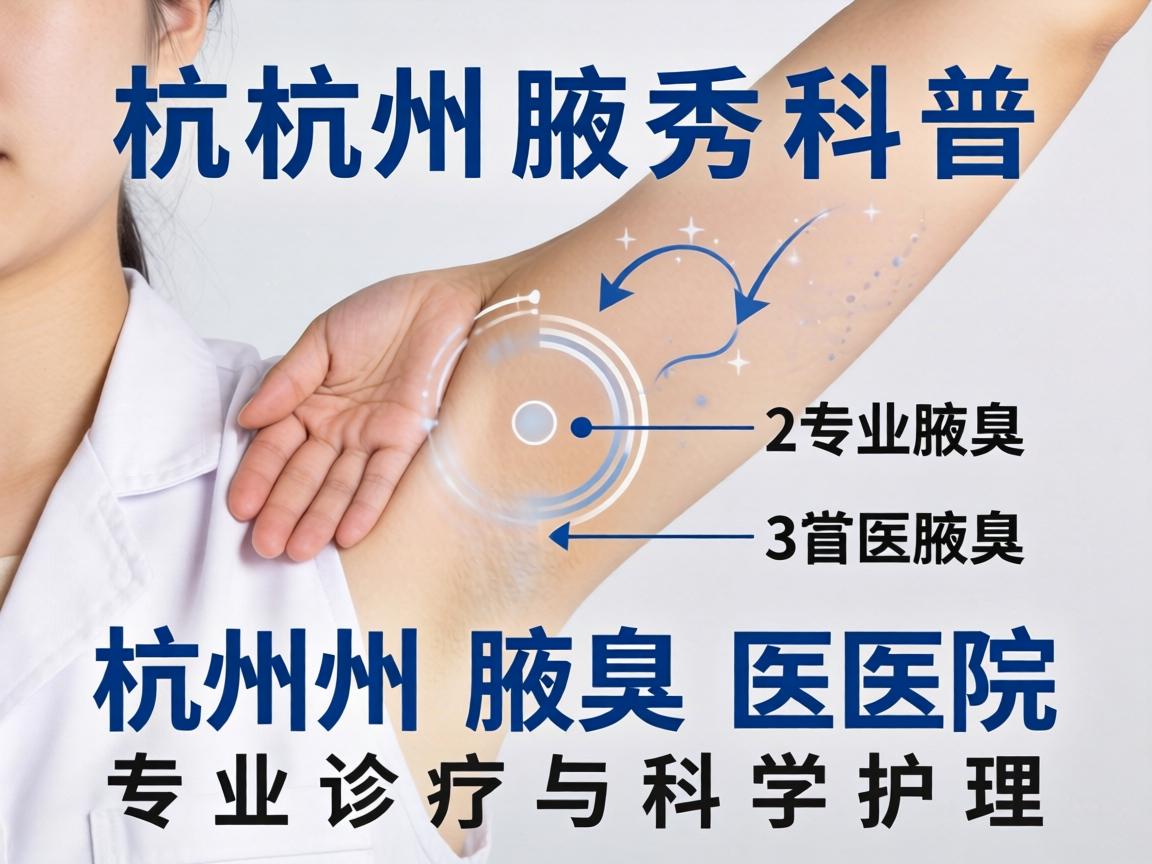 杭州腋秀科普，解析杭州腋臭医院的专业诊疗与科学护理
