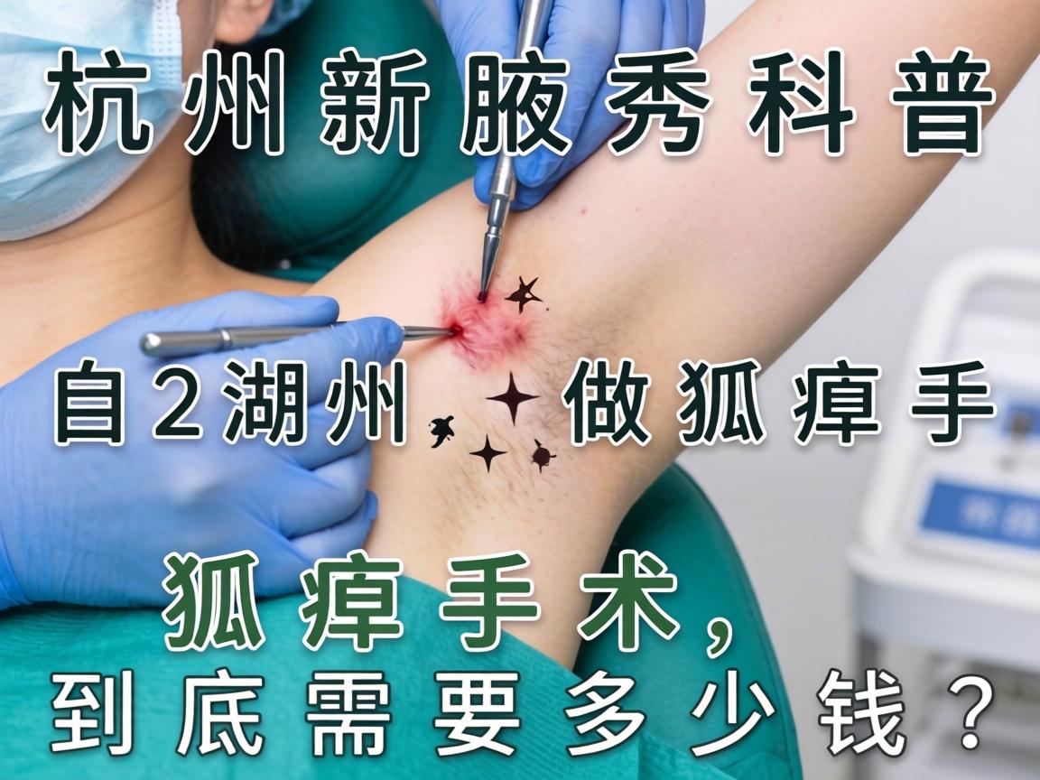 杭州腋秀科普，在湖州做狐臭手术，狐臭手术到底需要多少钱？