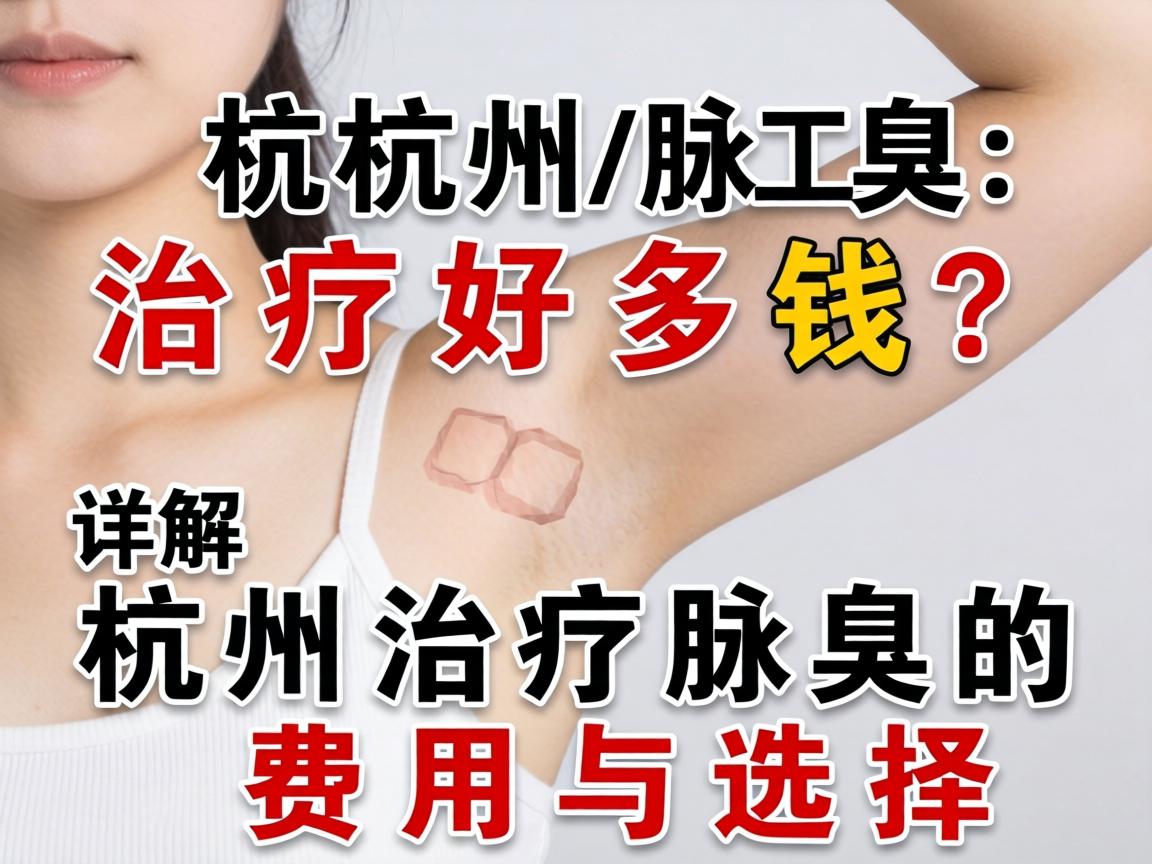 杭州腋臭治疗好多钱？详解杭州治疗腋臭的费用与选择