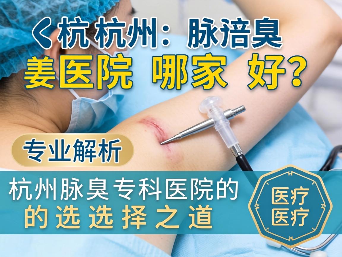 杭州腋臭医院哪家好？专业解析杭州腋臭专科医院的选择之道
