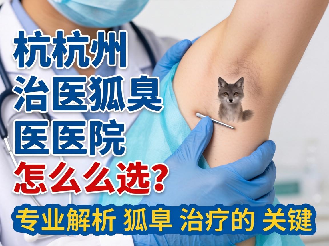 杭州治狐臭医院怎么选？专业解析狐臭治疗的关键