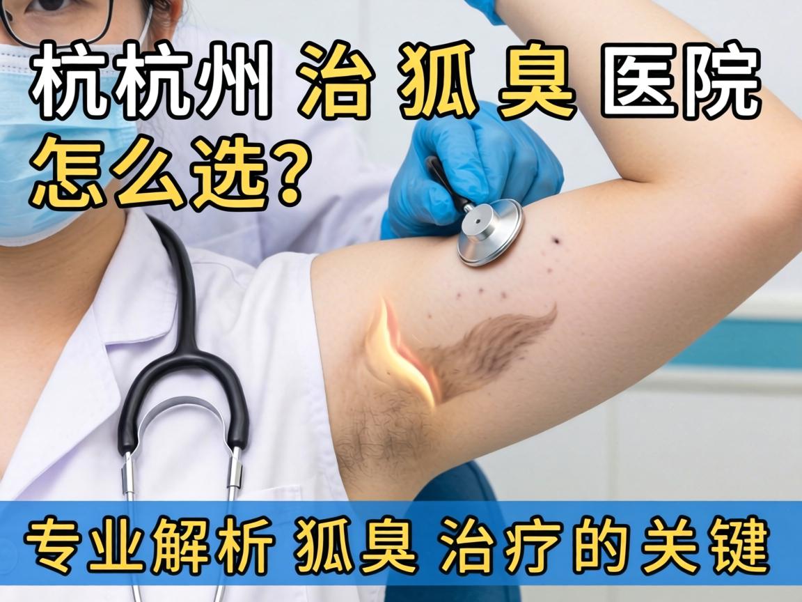 杭州治狐臭医院怎么选？专业解析狐臭治疗的关键