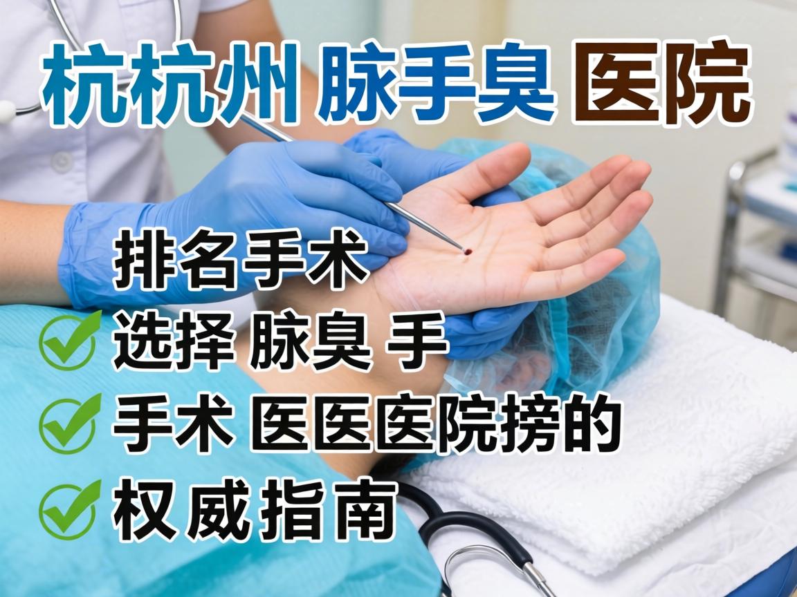 杭州腋臭手术医院排名榜解读,选择腋臭手术医院的权威指南 杭州腋臭手术医院排名榜解读,选择腋臭手术医院的权威指南