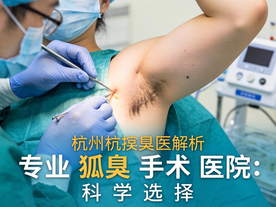 专业狐臭手术医院解析，杭州专业狐臭手术医院的科学选择