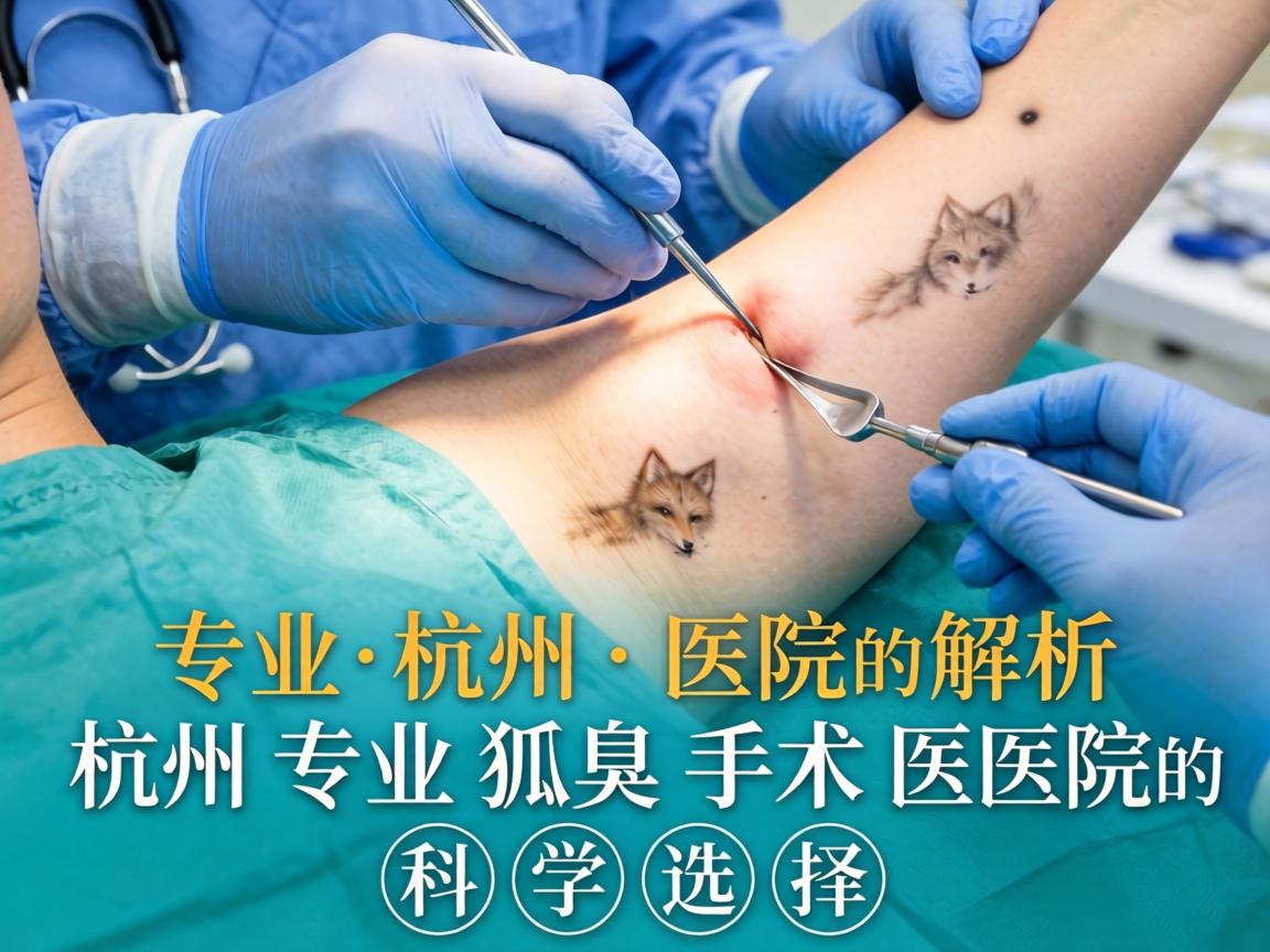 专业狐臭手术医院解析，杭州专业狐臭手术医院的科学选择