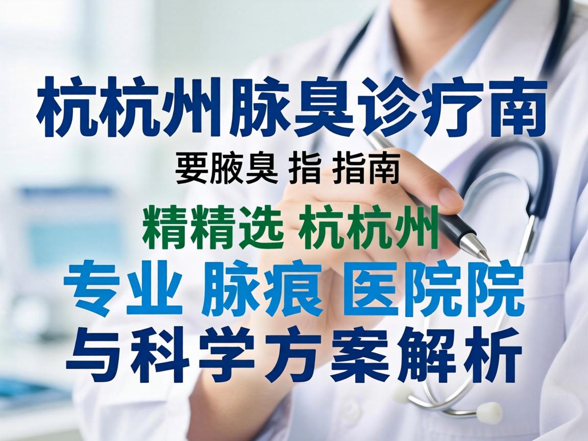 杭州腋臭诊疗指南，精选杭州专业腋臭医院与科学方案解析