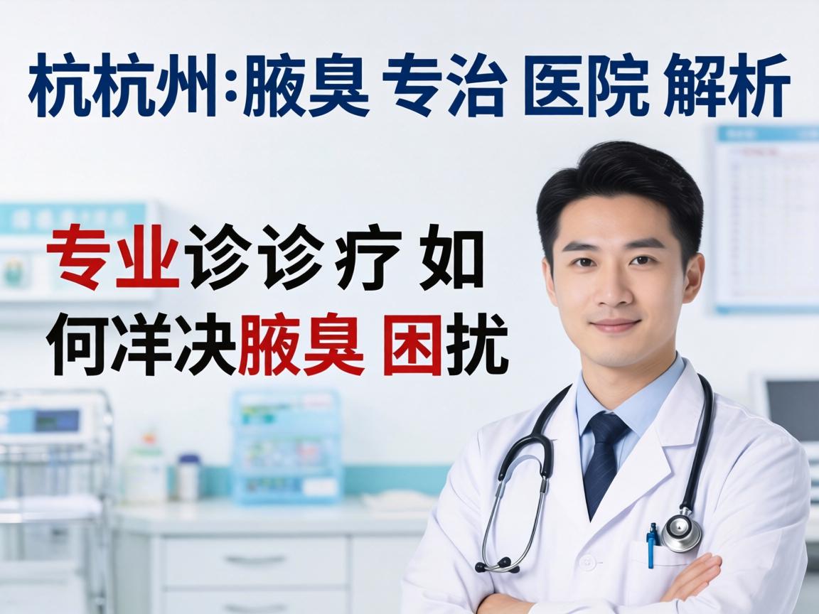 杭州腋臭专治医院解析，专业诊疗如何解决腋臭困扰