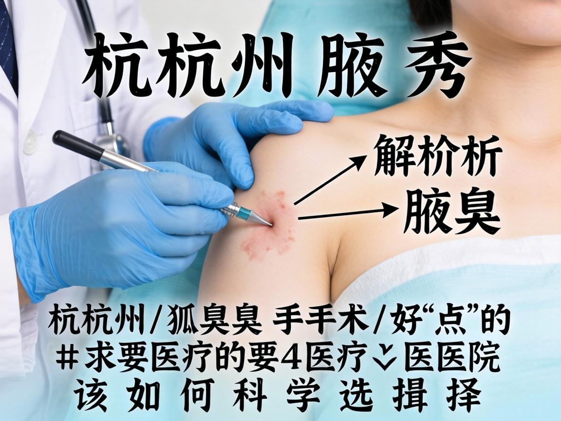 杭州腋秀解析,杭州狐臭手术好点的医院该如何科学选择 杭州腋秀解析,杭州狐臭手术好点的医院该如何科学选择