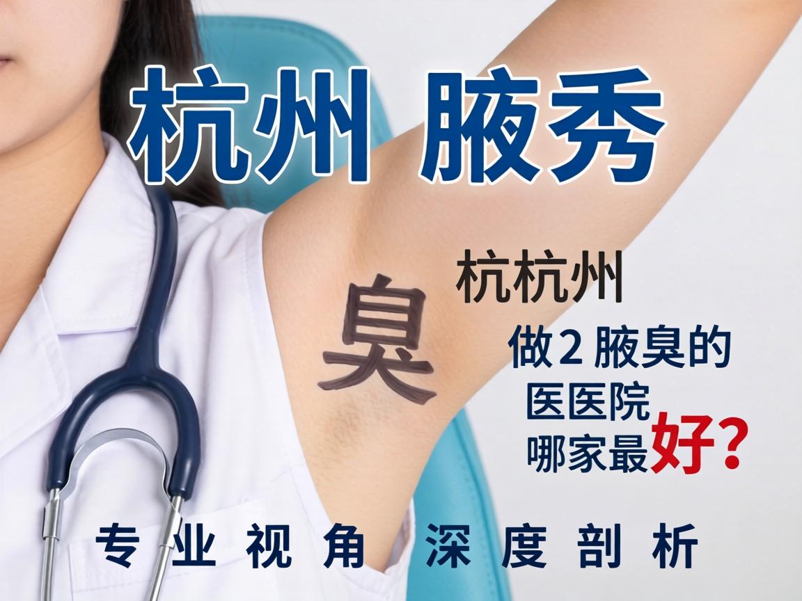 杭州腋秀解析，杭州做腋臭的医院哪家最好？专业视角深度剖析