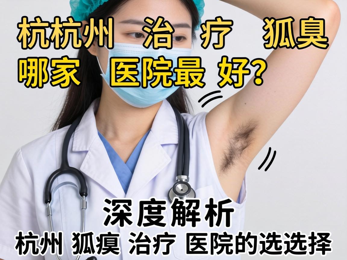 杭州治疗狐臭哪家医院最好？深度解析杭州狐臭治疗医院的选择