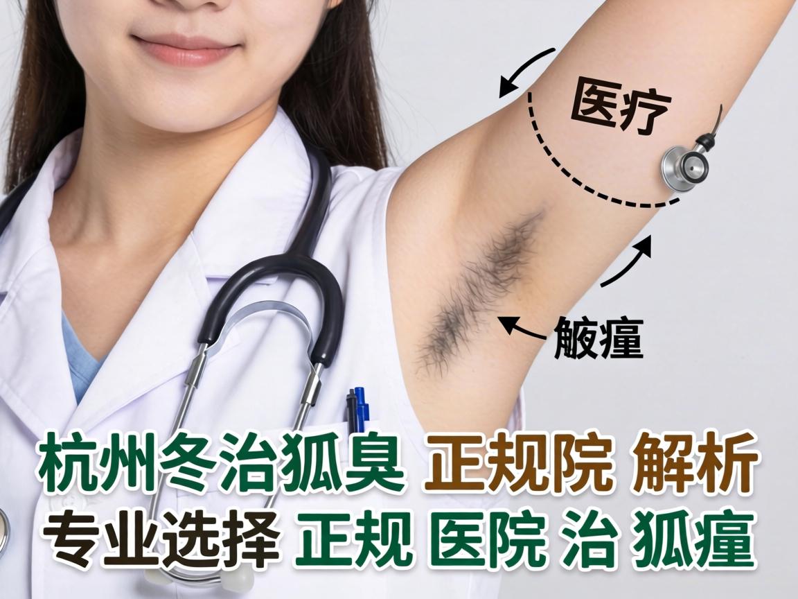 杭州治狐臭正规医院解析，专业选择正规医院治狐臭