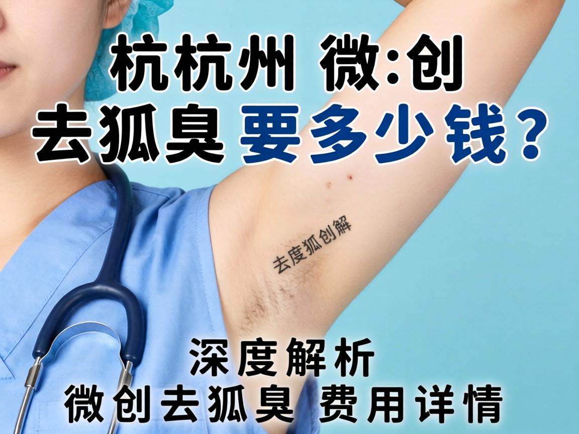 杭州微创去狐臭要多少钱？深度解析微创去狐臭费用详情