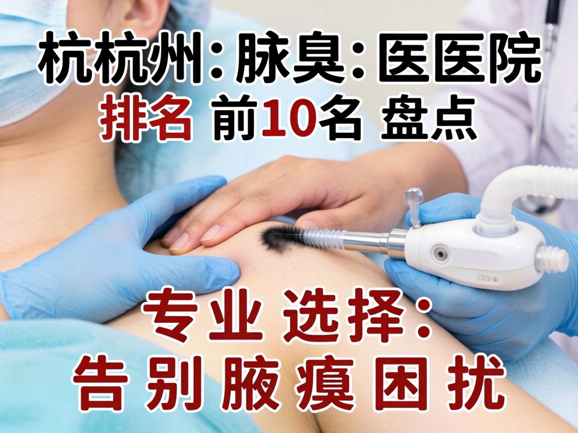 杭州腋臭医院排名前十名盘点，专业选择，告别腋臭困扰