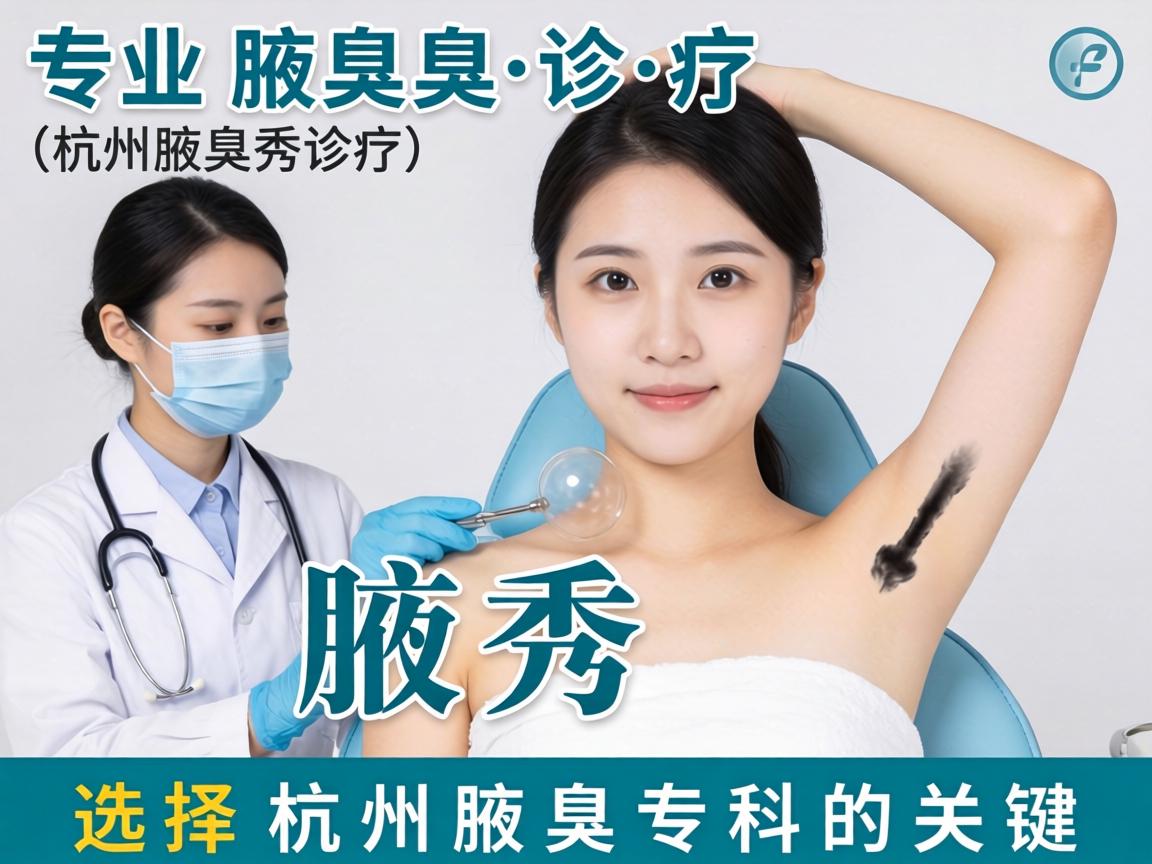 杭州腋秀解析，专业腋臭诊疗，选择杭州腋臭专科的关键
