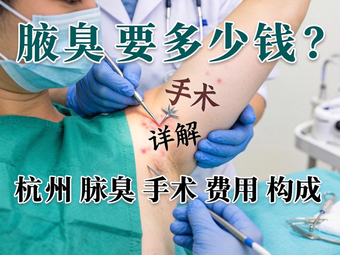 杭州腋臭手术要多少钱?详解杭州腋臭手术费用构成 杭州腋臭手术要多少钱?详解杭州腋臭手术费用构成