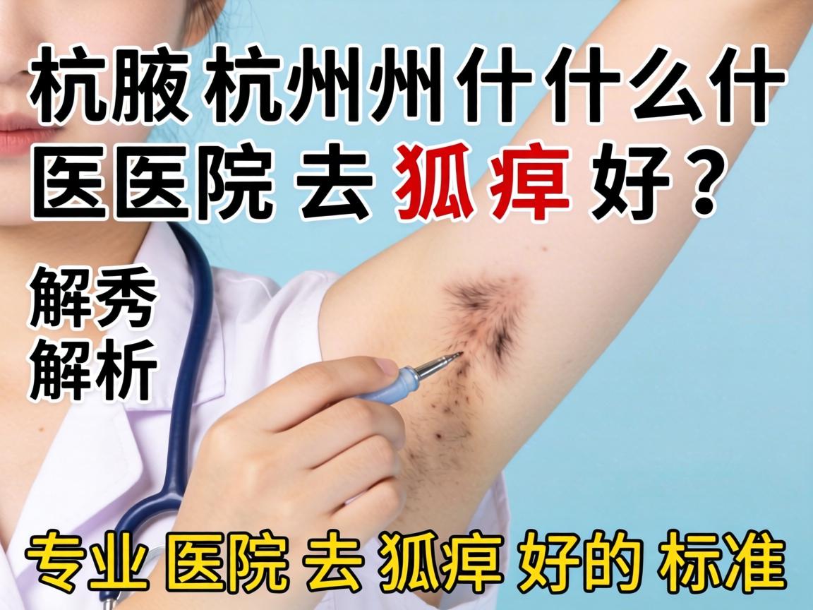 杭州腋秀解析，杭州什么医院去狐臭好？专业医院去狐臭好的标准