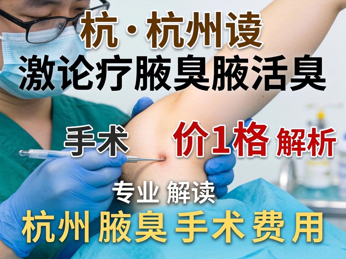 杭州腋臭手术价格解析,专业解读杭州腋臭手术费用 杭州腋臭手术价格解析,专业解读杭州腋臭手术费用