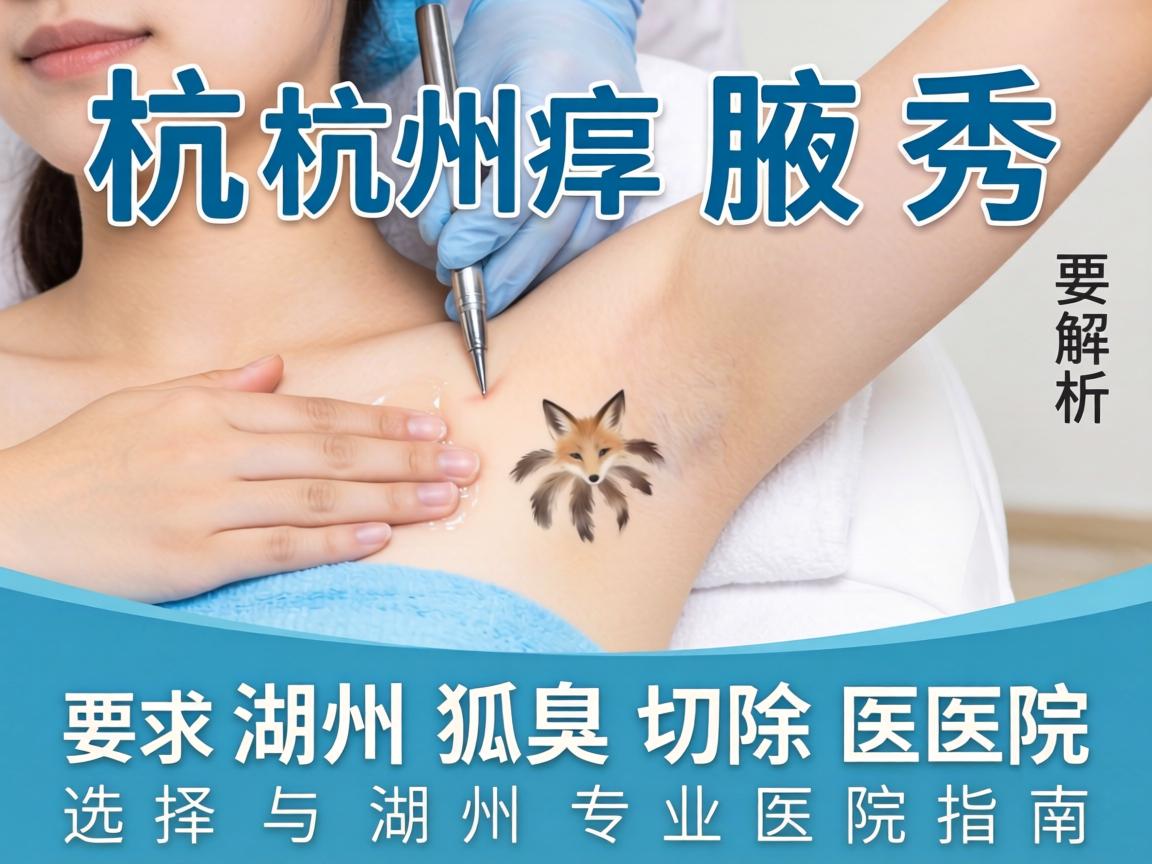 杭州腋秀解析,湖州狐臭切除医院选择与湖州专业医院指南 杭州腋秀解析,湖州狐臭切除医院选择与湖州专业医院指南