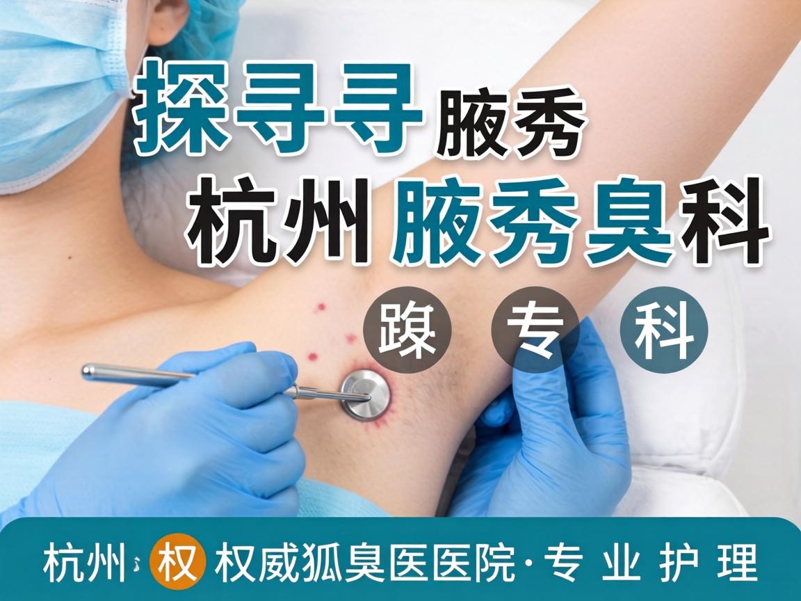 探寻杭州腋秀腋臭专科，解析杭州权威狐臭医院的专业护理