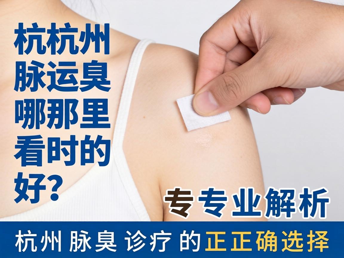 杭州腋臭哪里看的好？专业解析杭州腋臭诊疗的正确选择