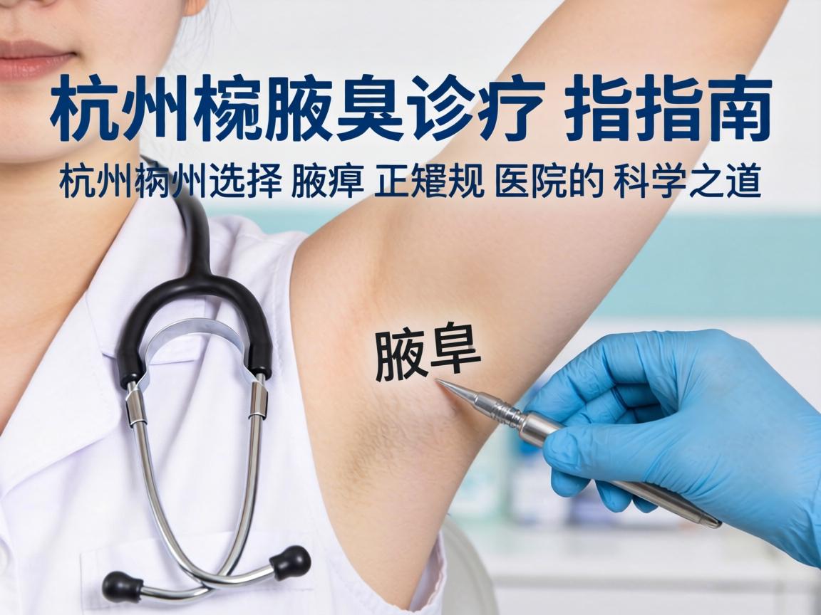 杭州腋臭诊疗指南，在杭州选择腋臭正规医院的科学之道