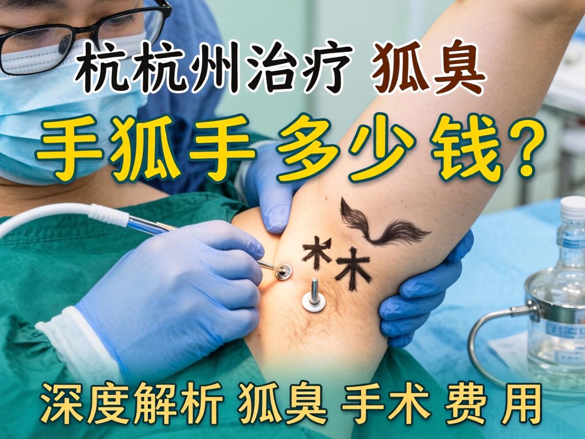 杭州治疗狐臭手术多少钱？深度解析狐臭手术费用