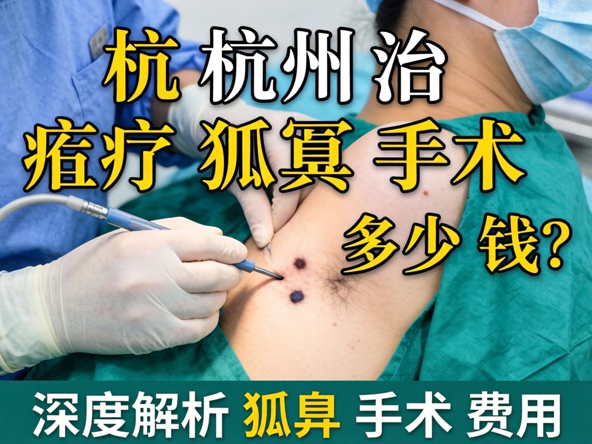 杭州治疗狐臭手术多少钱？深度解析狐臭手术费用