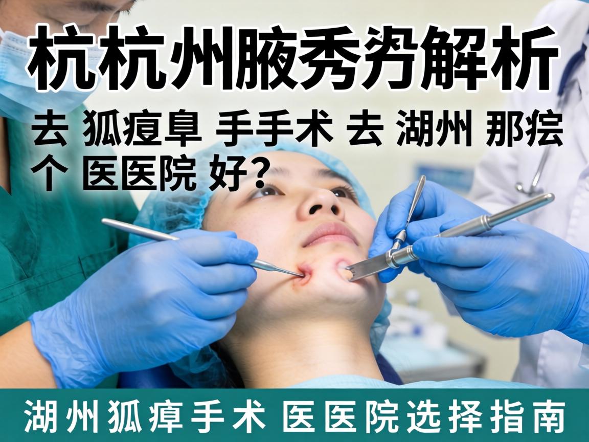 杭州腋秀解析，去狐臭手术去湖州那个医院好？湖州狐臭手术医院选择指南